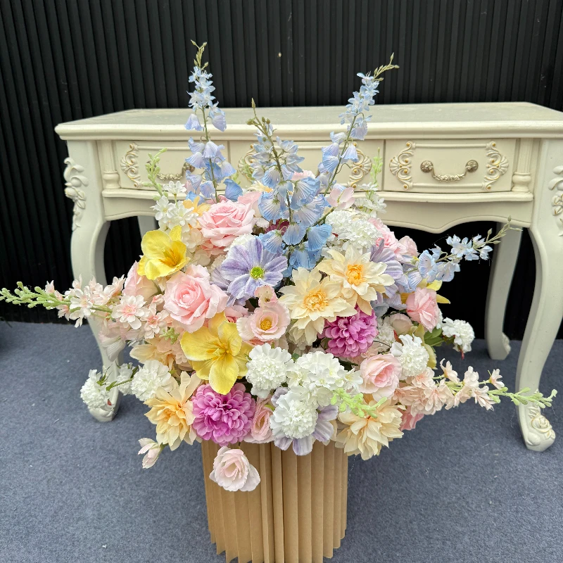 Artificial Flowers Wedding Decoration Window Display Silk Flower Ball Table Centerpieces Stage Road Lead Home Decor Accessories - view 6