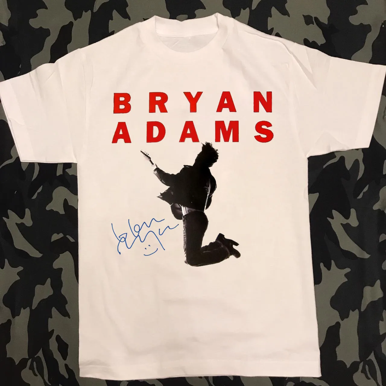 Bryan Adams Tour Concert Signature Unisex T-Shirt Alle Maten