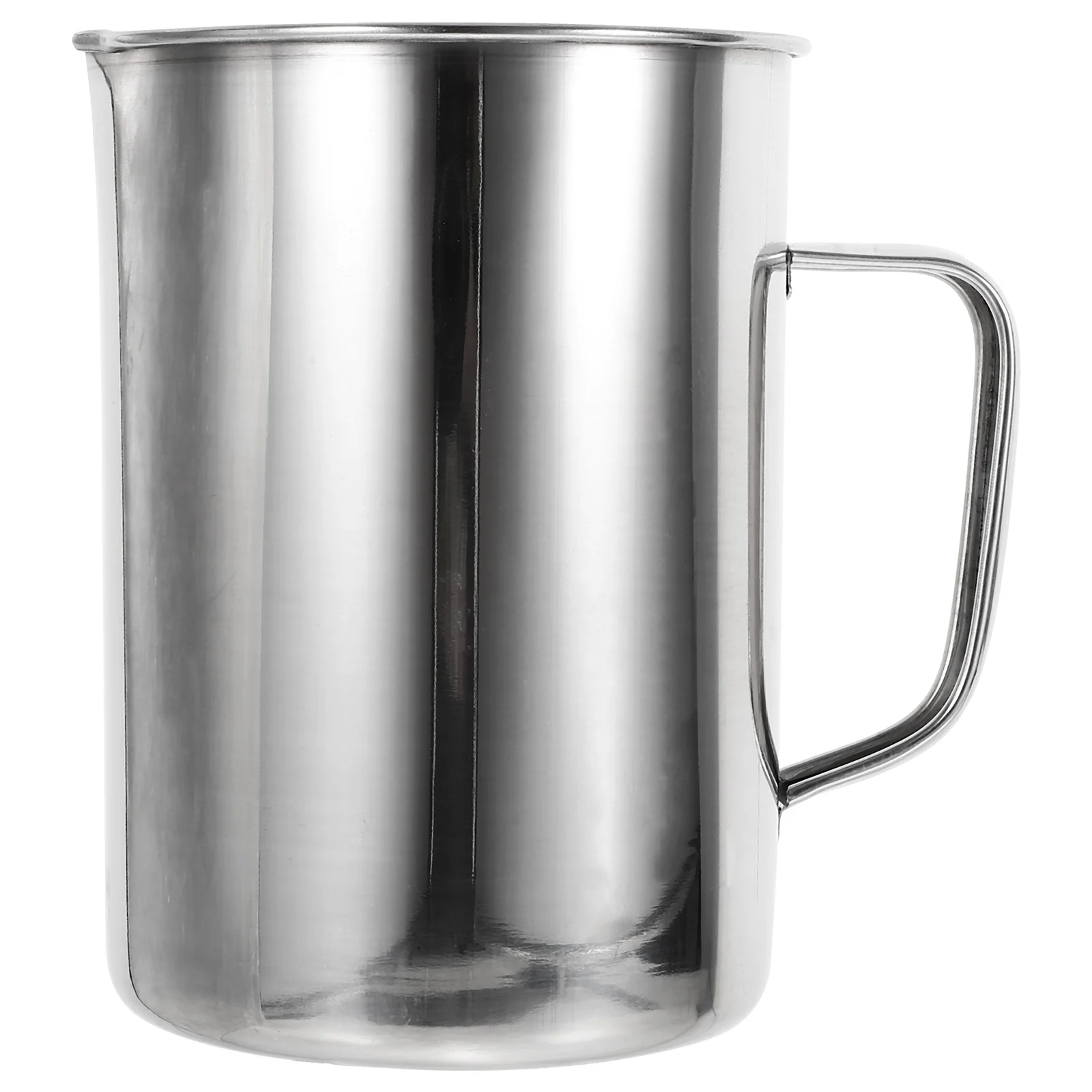 Experimental Measuring Cup Pharmacy with Scale Stainless Steel Milk Laboratory Sturdy Beaker