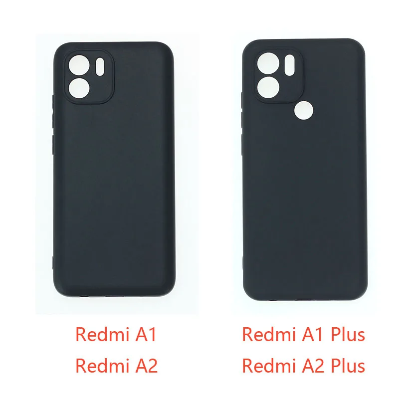For Xiaomi Redmi A1 A2 Case Silicone Protector Phone Case For Xiaomi Redmi A1 A2 Plus Cover For Xiaomi Redmi A2 + 4G Matte Case