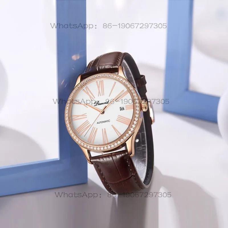 24-Hour Shipping Shanghai Diamond Advanced Automatic Machinery Simple Trend Single Calendar Top Ten Student Men's Watches
