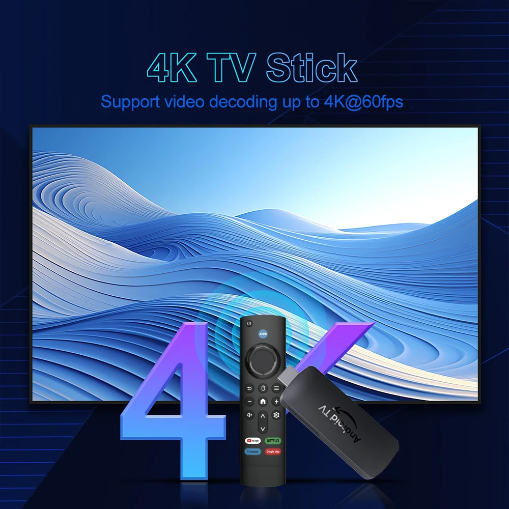 Velec TV Stick Android 10 4K Streaming Device Allwinner H313 Quad Core ARM Cortex A53 WIFI 6 Smart TV Box