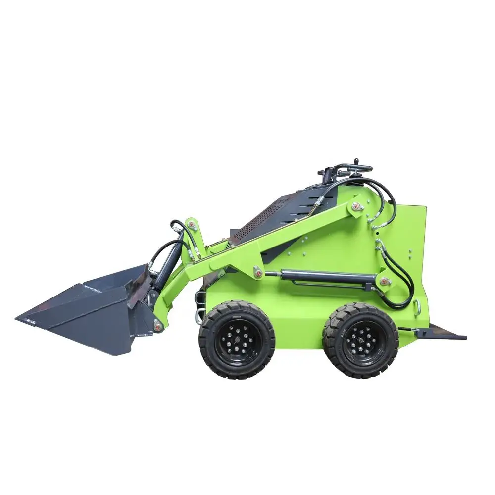 Multi Attachments Track Type Skid Steer Loader Compact Track Loader for Greenhouse Farming Landscaping Construction Work