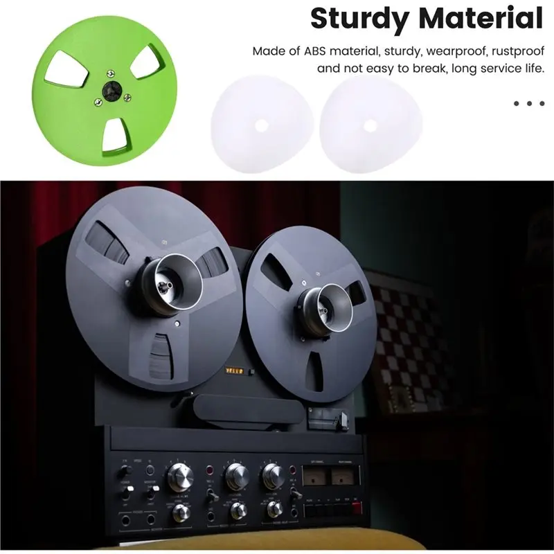 B03B-Replacement For Revox Studer Recording Takeup Reel 1/4 5 Inch Empty Tape Reel 3 Holes NAB-Hub With Film