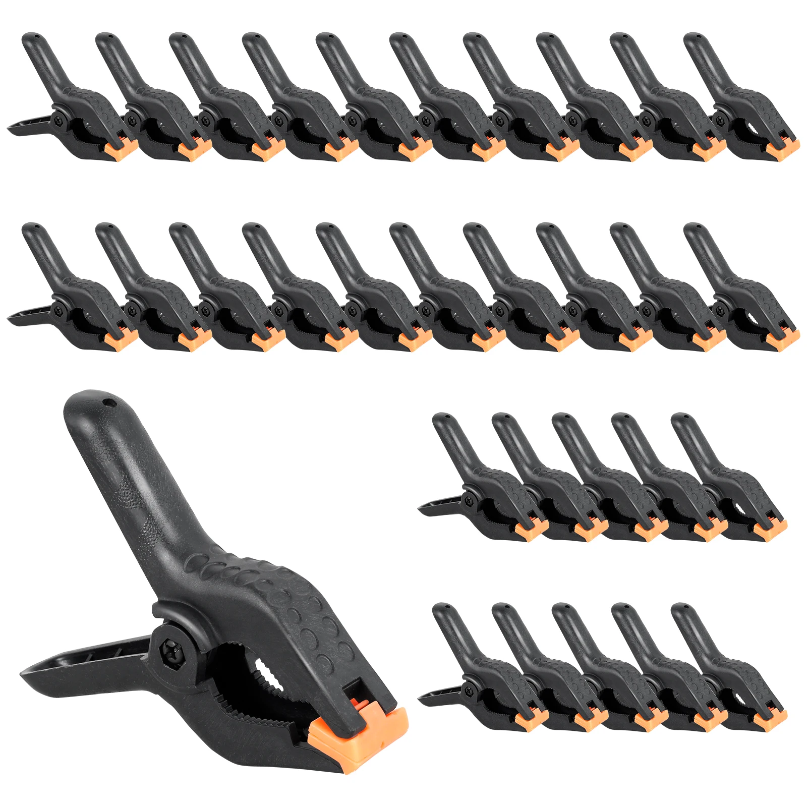 

30Pcs Pool Cover Clamps for Above Ground Pool Cover Heavy Duty Nylon Swimming Pool Cover Clips Wide Mouth Wind Guard Clamps for