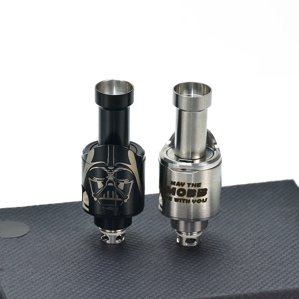 

Wolfcoolvape 316ss Billet AIO Boro Mod Monarchy MOBB Mini King / Mobb The Last One RBA Bridge /M2 LE Vader / Mobb V RBA Bridge