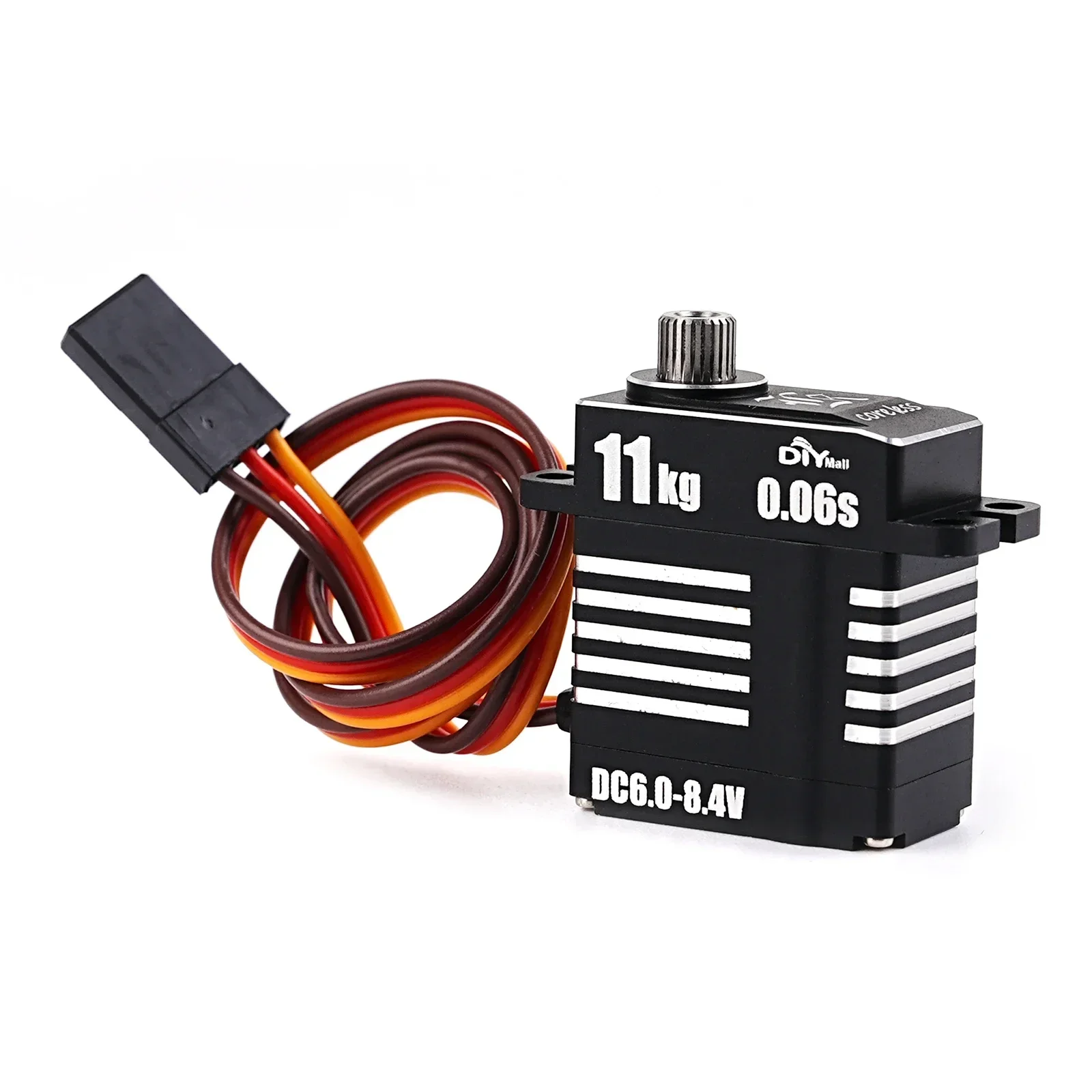 Micro 8.4V 0.06S 11KG Digital Servo Motor Mini Full Metal Coreless Programmable Servos 180/270/360 Degree High Torque for RC Car