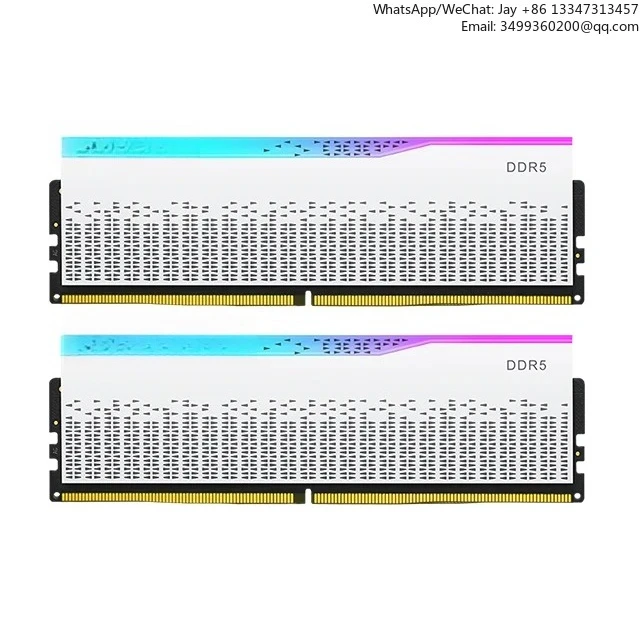 

RGB DDR5 6400MHz 32GB/16GB*2 CL38 1.25V DIMM RAM High-Speed Hynix Memory For Gaming ECC Desktop Use Stock Available