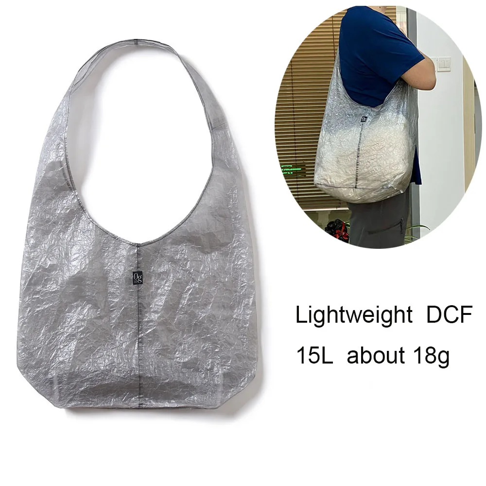 

‌18g Ultra-Light DCF Fiber Shoulder Bag - Durable Waterproof Crossbody Bag, Compact Hiking & Travel Pack For Men & Women
