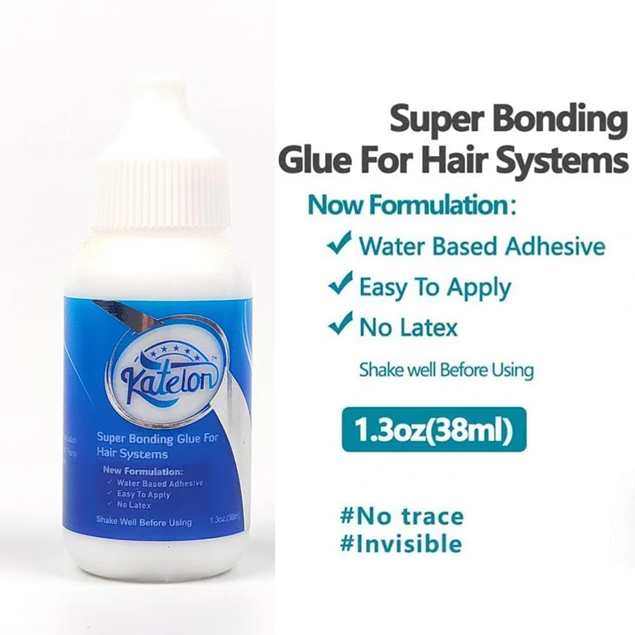 الجبهة الدانتيل الباروكة الغراء مقاوم للماء اضافية قوية الشعر الغراء المواد اللاصقة قوية السندات عقد الدانتيل شعر مستعار نظام الشعر الغراء 38 مللي غراء الشعر #5