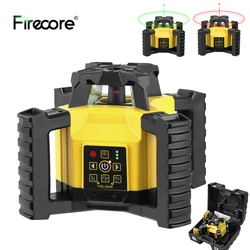 FIRECORE Rotary Laser Level 360° Self Leveling FRL300R/FRL300G,5 Rotation Speeds,Scan/Slope Mode,Receiver/Remote Control Include