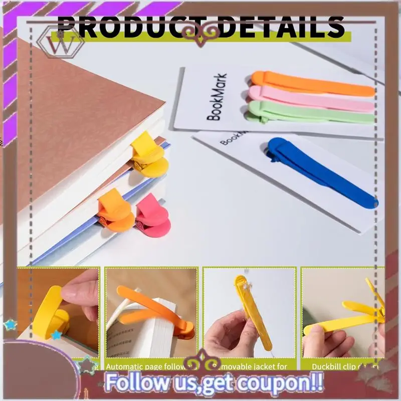 أحدث علامات الكتاب لقراءة النساء، 6 قطع من ملحقات الكتب الملونة، مشبك الإشارة المرجعية، الإشارات المرجعية للنساء، الهدايا