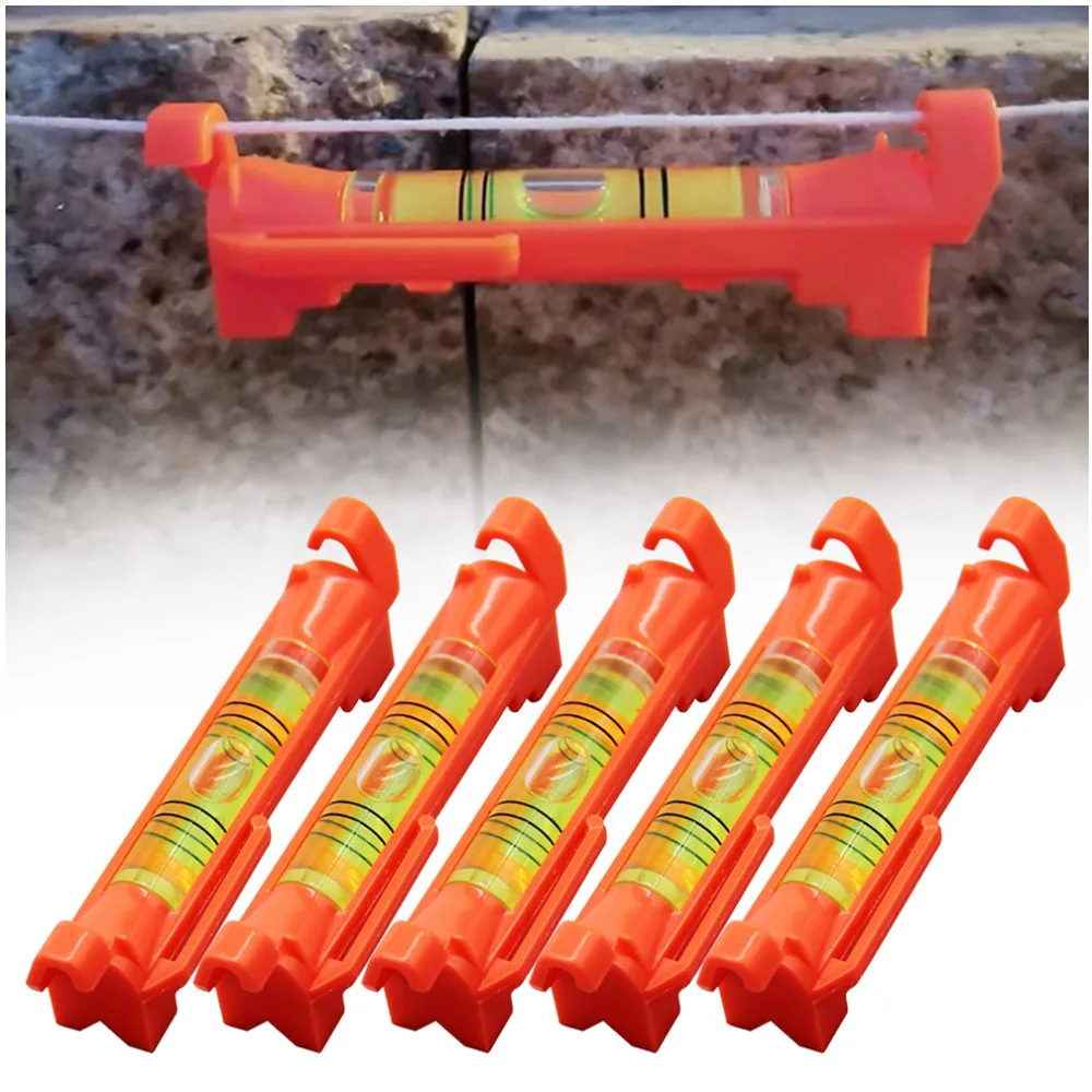 Gradiente de nivel de burbuja colgante de línea para construcción de edificios, nivel de cuerda, Mini burbuja Horizontal, herramientas de niveles de espíritu
