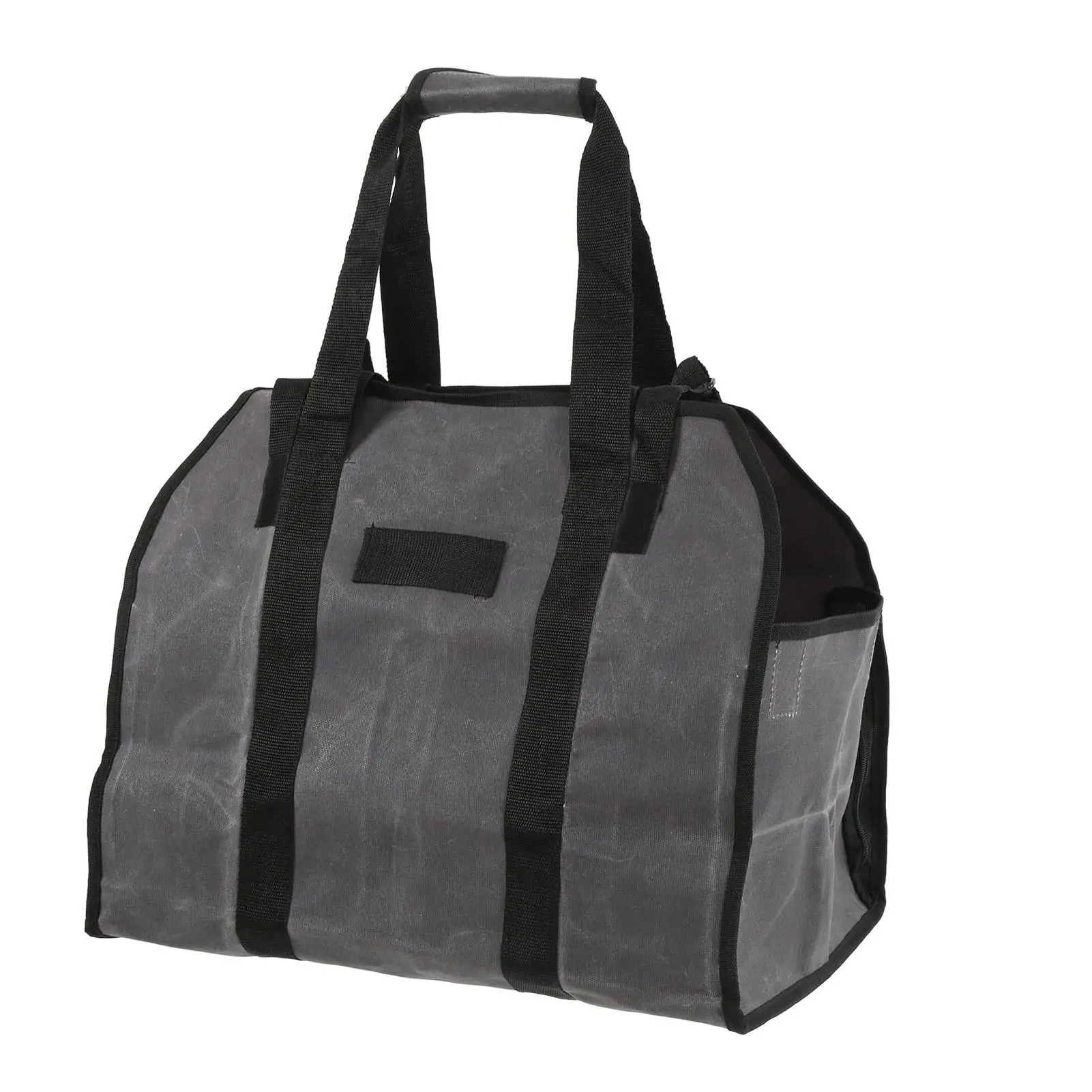 

Canvas Firewood Carrier Bag for indoor and Outdoor with Log Holder