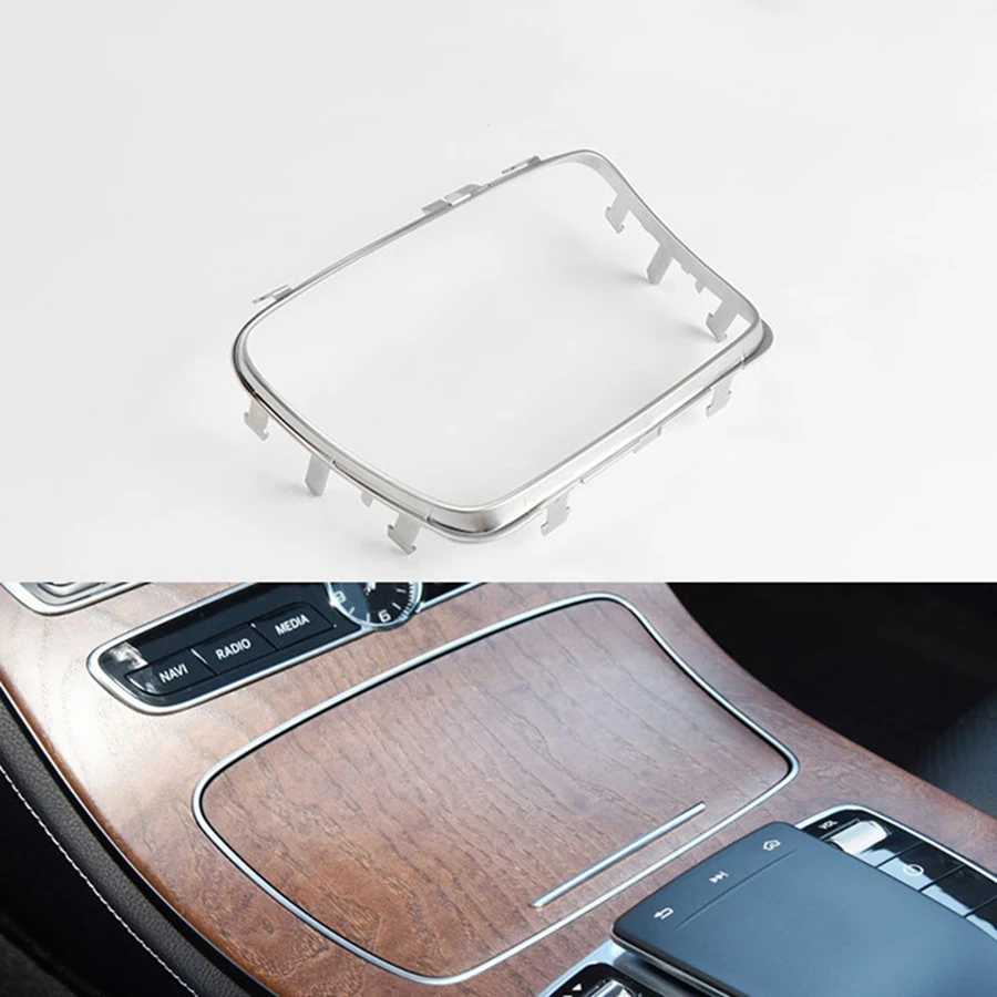 For Benz E-Class W213 2015-2019 Water Cup Holder Electroplating Trim Strip, Ashtray Cover and Bright Strip 2136830500