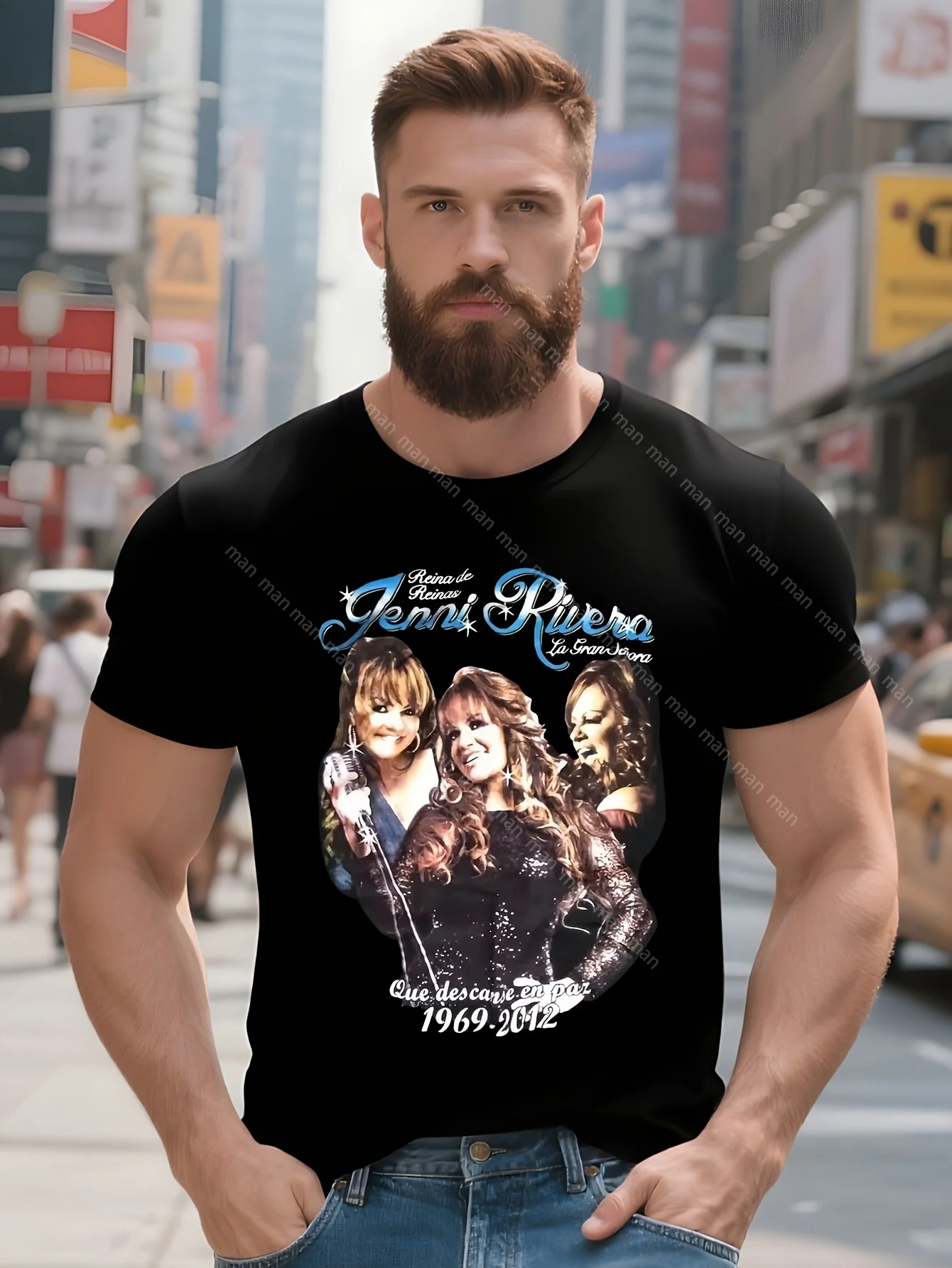 Deadstock Jenni Rivera La Gran Senora Memorial Rap T-Shirt