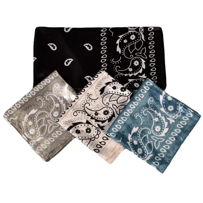 Popular Shawls Europe And America Fashion Bandannas New Print Sunscreen 90X90CM Kerchief Four Seasons Luxury Square Silk Scarves