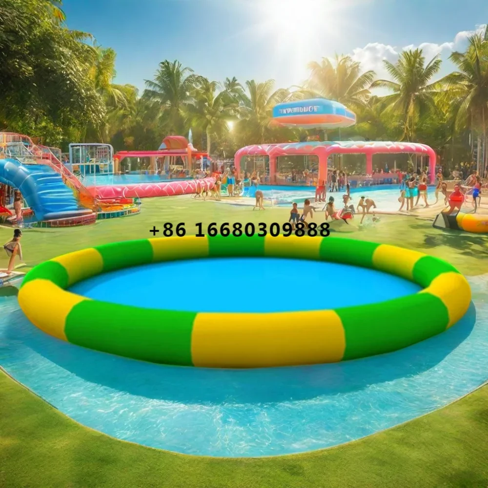 Water Sports Amusement Park Inflatable Float Swimming Pool Large Inflatable Baby Pool For Paddle Boat