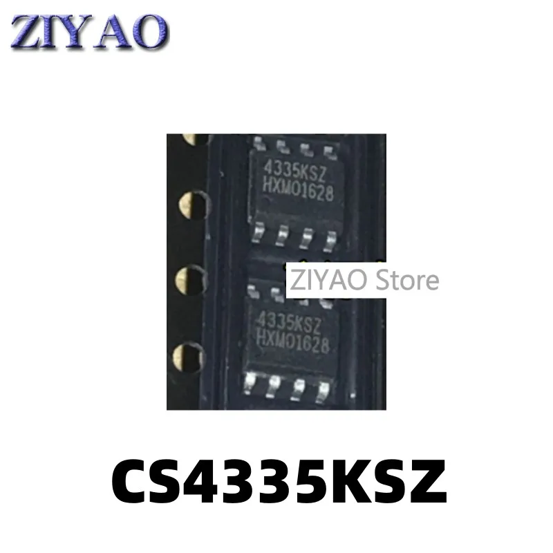 1PCS CS4335 CS4335KSZ 4335KSZ CS4335K SOP-8 SMT 8-pin Digital-to-Analog Converter Chip