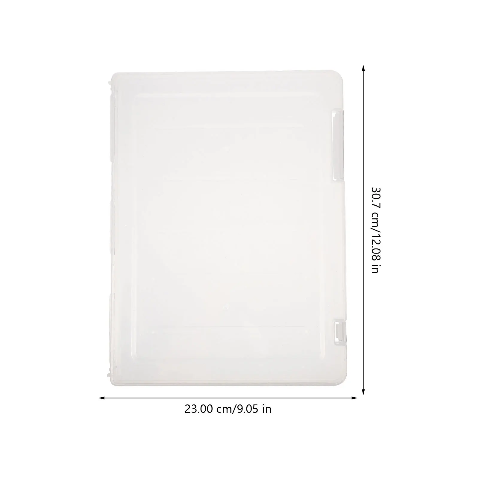 

1 Portable File Storage Box Transparent A4 Document Organizer For Office Home Use Magazine Holder Stationery Container