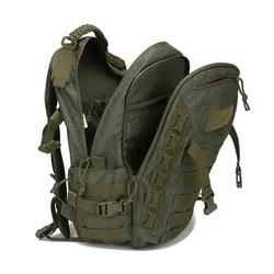 Army green backpack Travel Camping Bag  Accessory Nylon Outdoor Sports Fishing schoolbag Hiking Hunting Men Pouch