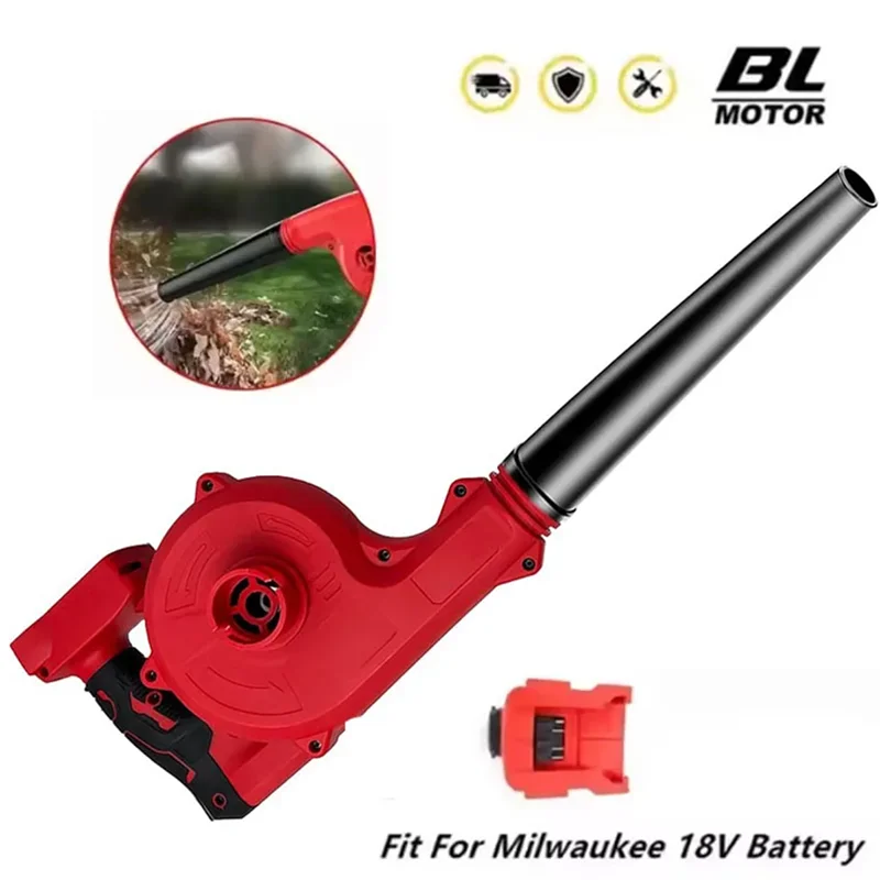 

Подходит для Milwaukee, аккумулятор 18 В, электрический воздуходувка, пылесос 2 в 1, беспроводной вентилятор для листьев, пылесборник, компьютерный коллектор, электроинструменты