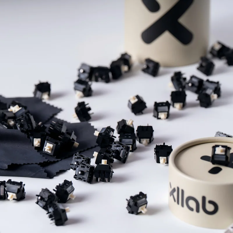 XLLAB X Haimu Rolling Stone Switch HP tactile 5pin POM 47g 53g For Mechanical Keyboard Switches E-sports Keyboard PC Accessories