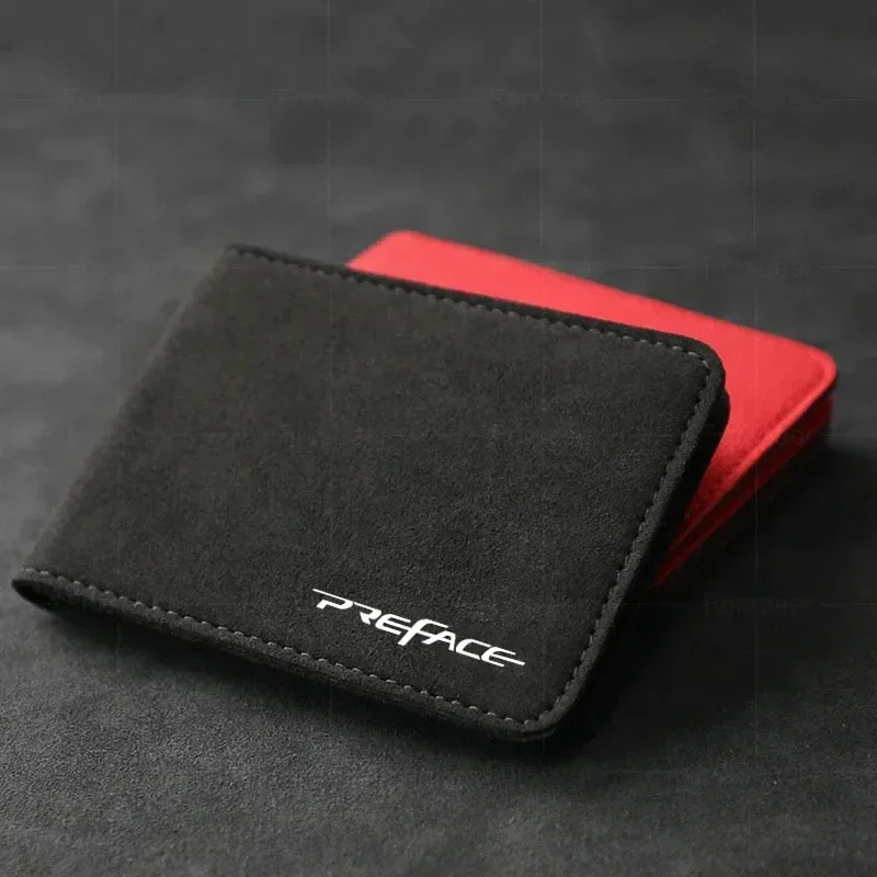 Car Driver License Cover Credit Card Holder Storage Bag For Geely Preface 2025 2024 2023 2022 Auto Preface Accessories