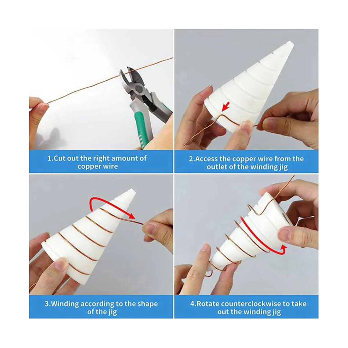 أسلاك نحاسية نقية للكهرباء ، هوائي البستنة ، لفائف لف تهزهز لزراعة النباتات حديقة الثقافة الكهربائية ، 99.9%