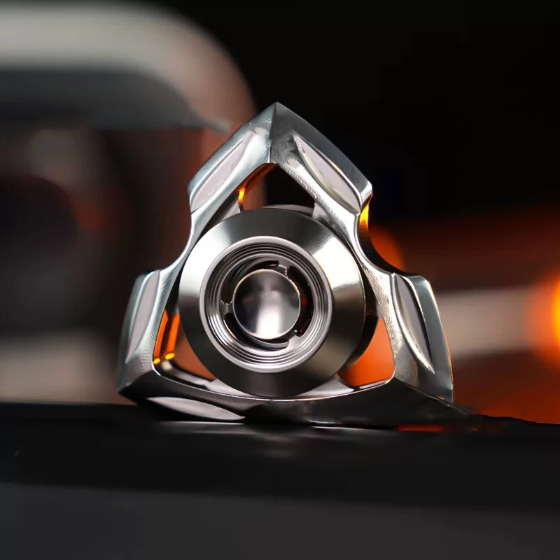 Jouet EDC Fidget Spinner en métal de qualité supérieure – Spinner à main gyroscope du bout des doigts EDC anti-Stress pour adulte, jouet de guérison amusant pour la concentration et l'anxiété