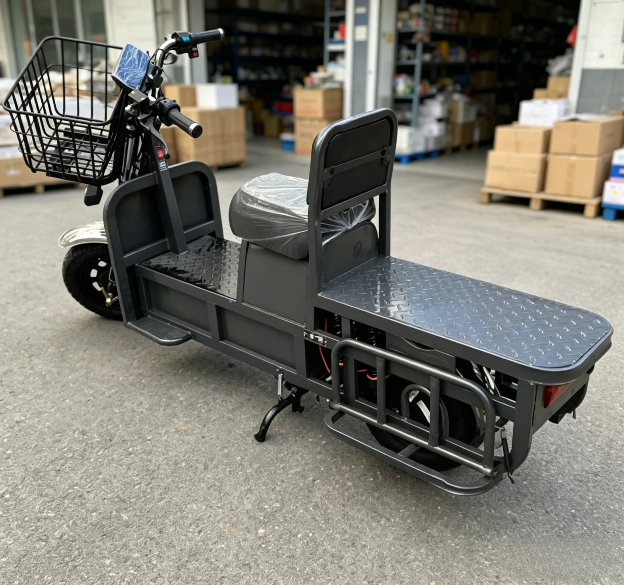 60V 72V Hochleistungs-Elektro-Lastenroller, Langstrecken-Liefer-E-Bike für den Transport von schweren Lasten und für Lieferdienste