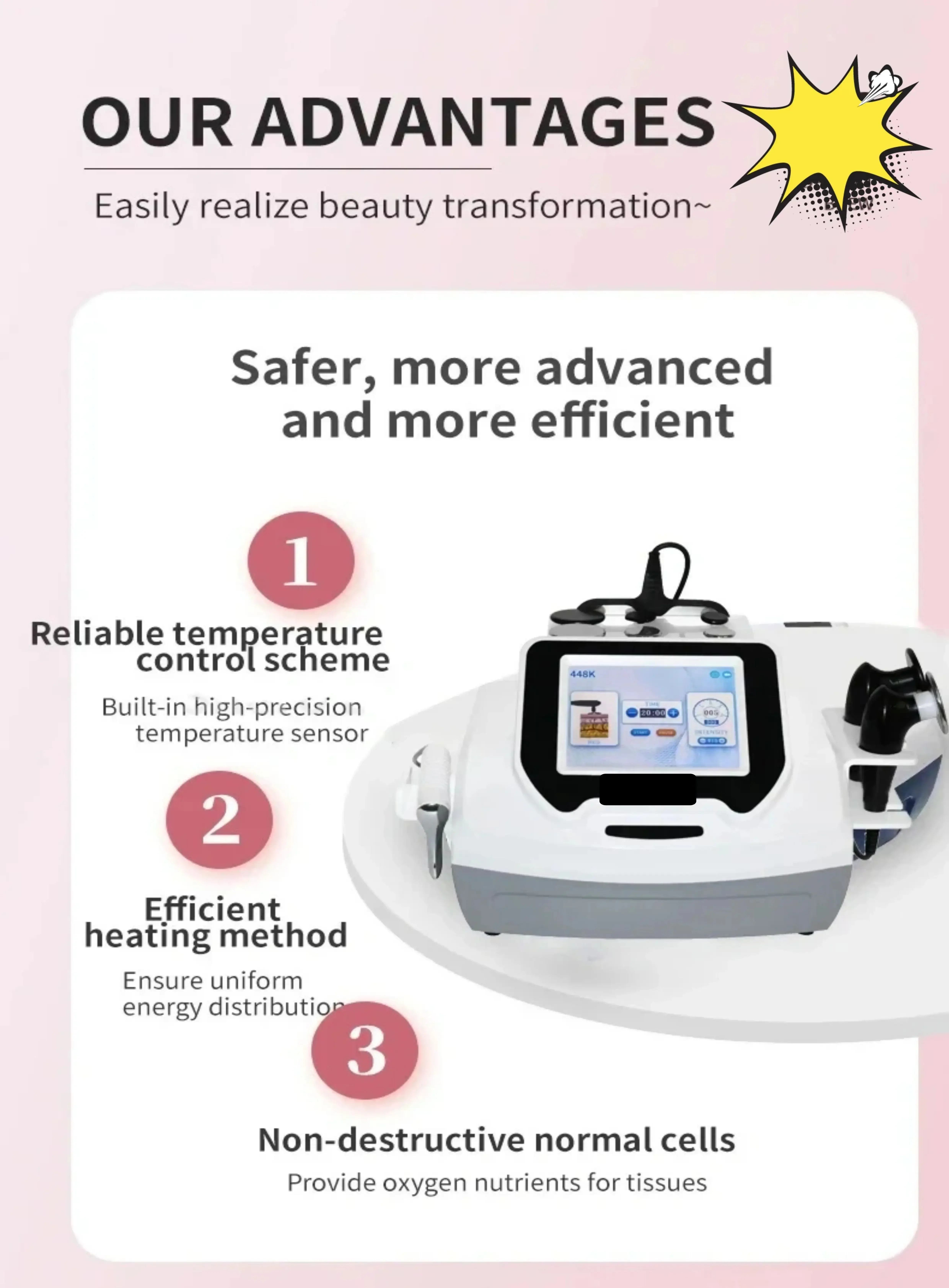 INDIBA สเปนเทคโนโลยี Face Care อุปกรณ์ 448K Tecar Cavitation Body Care RET CET RF Slim เครื่องสูญเสียสุขภาพความงาม