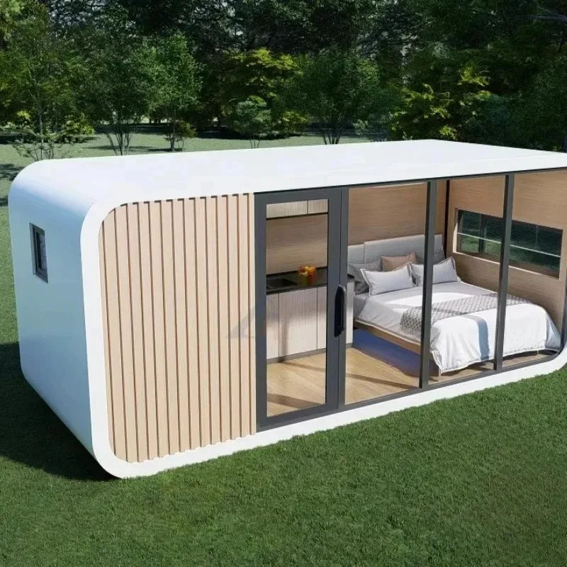 

Steel camping capsule house fashion capsule hotel application intelligence system