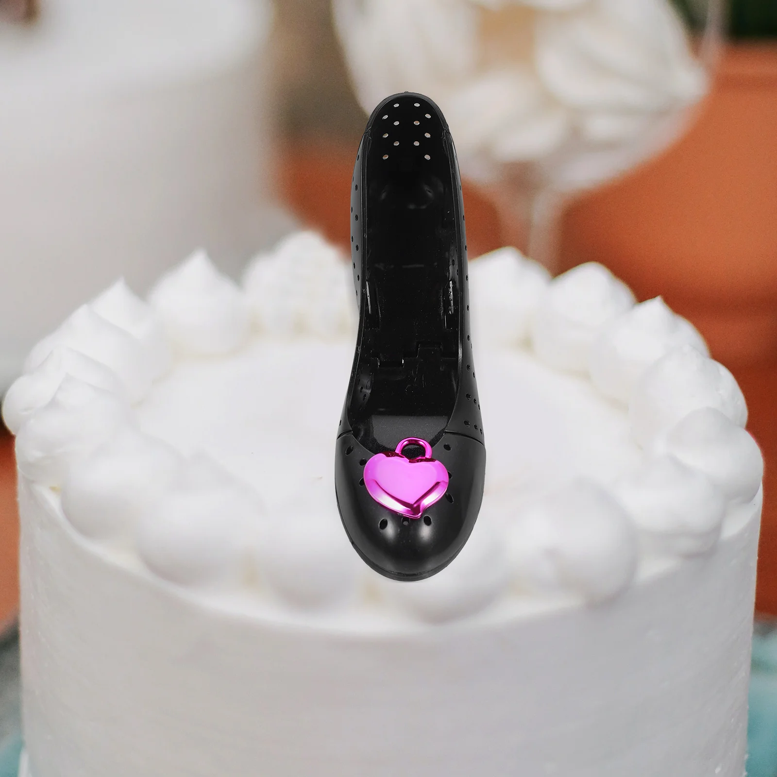 

Happy Birthday Cake Decor High Heels Decoration Women's Pumps Wedding Topper Bride Decorations