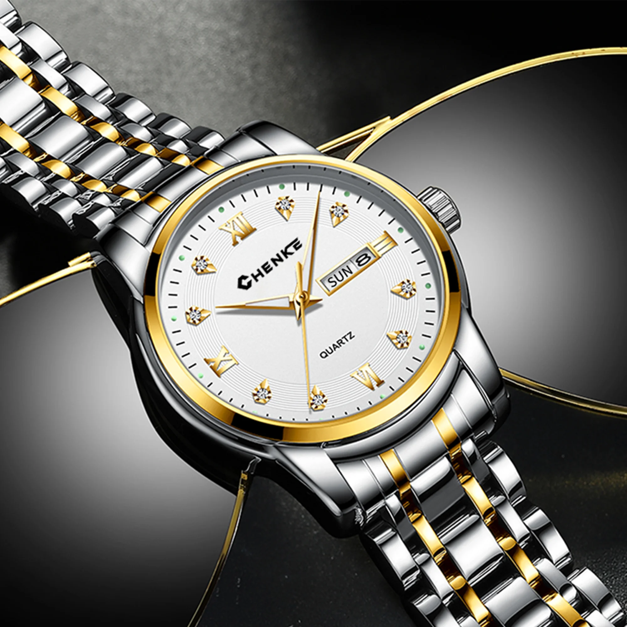 YaLaLuSi Men’s Fashion Large Dial Bracelet Watch Casual Business and Sports Clock and Calendar Ideal as a Gift