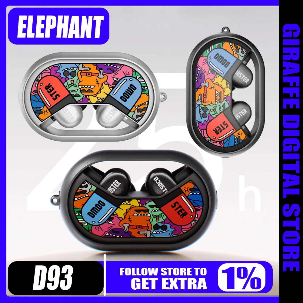 

Bluetooth-наушники Elephant Nose D93, перевод искусственного интеллекта, синхронный перевод, Deepseek, большая модель, встречи, минуты, монстр