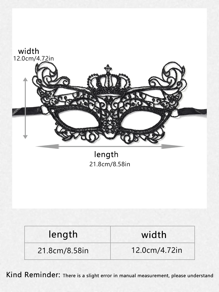 Itacazzo Decorative Props Women's Festival Party Carnival Eye Decorative Mask Masked Face Ball Sexy Lace Masks