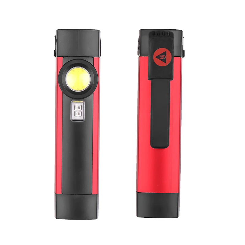 ZK20 Dropshipping COB XPE LED Flashlight Portable working torch UV black light 4 modes with magnet build-in battery lanterna