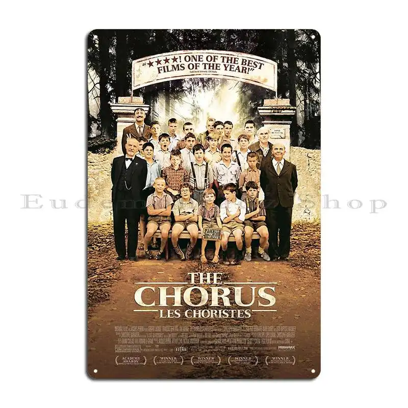 The Chorus Metal Sign Designer Garage Mural Wall Decor Wall Mural Tin Sign Poster