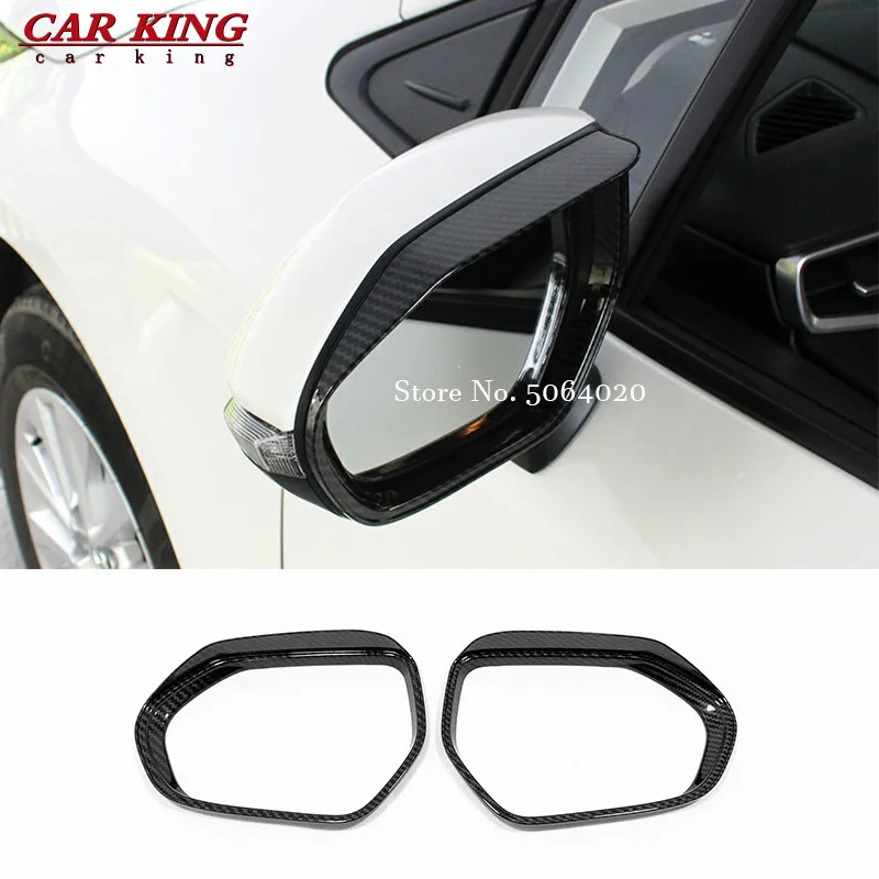 

For Toyota Sienta 2015-2019 Accessories ABS Chrome Car Rear view mirror block rain eyebrow Cover Trim Sticker Car styling 2pcs