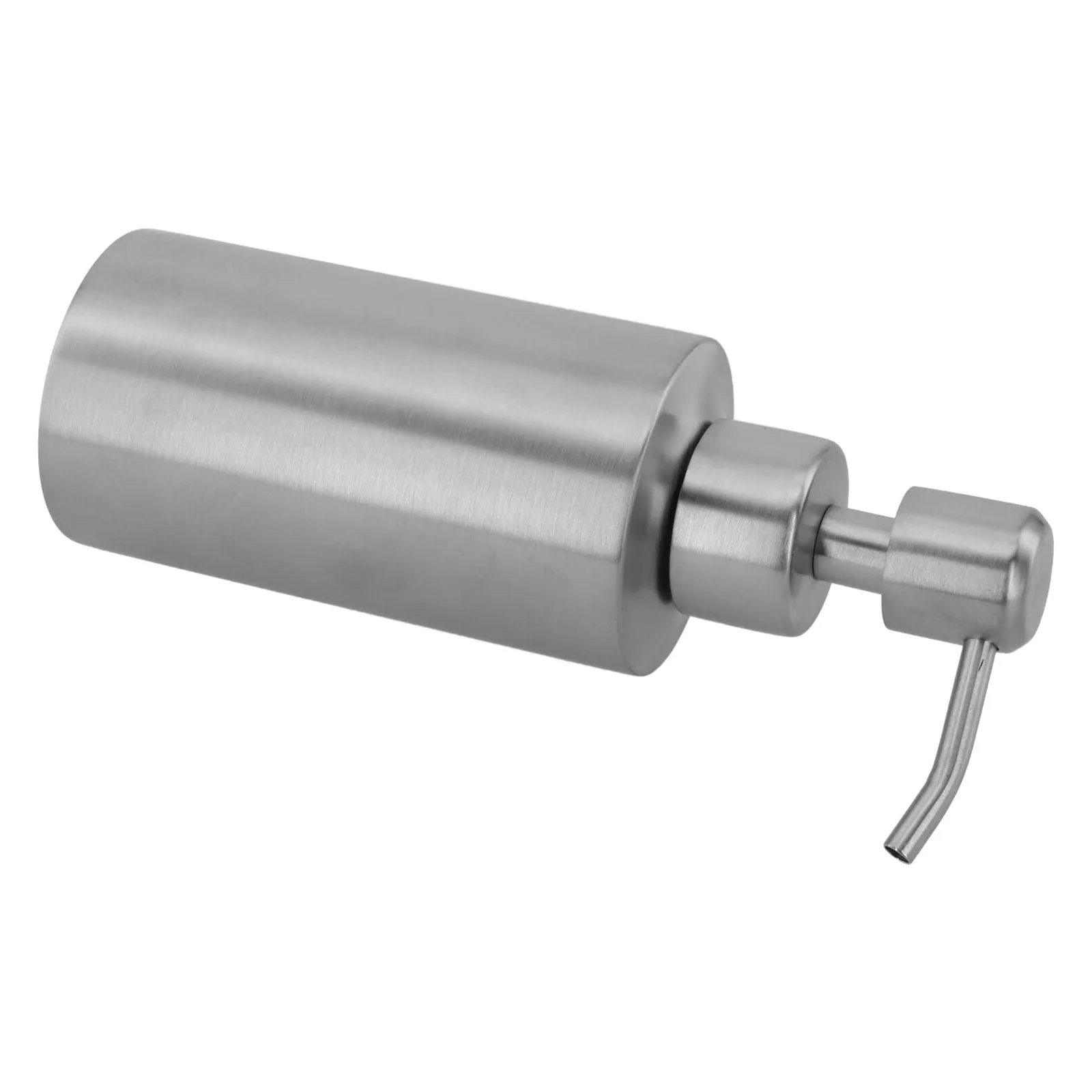 A Reliable Choice The 304 stainless steel soap dispenser features a detachable top allowing effortless refills