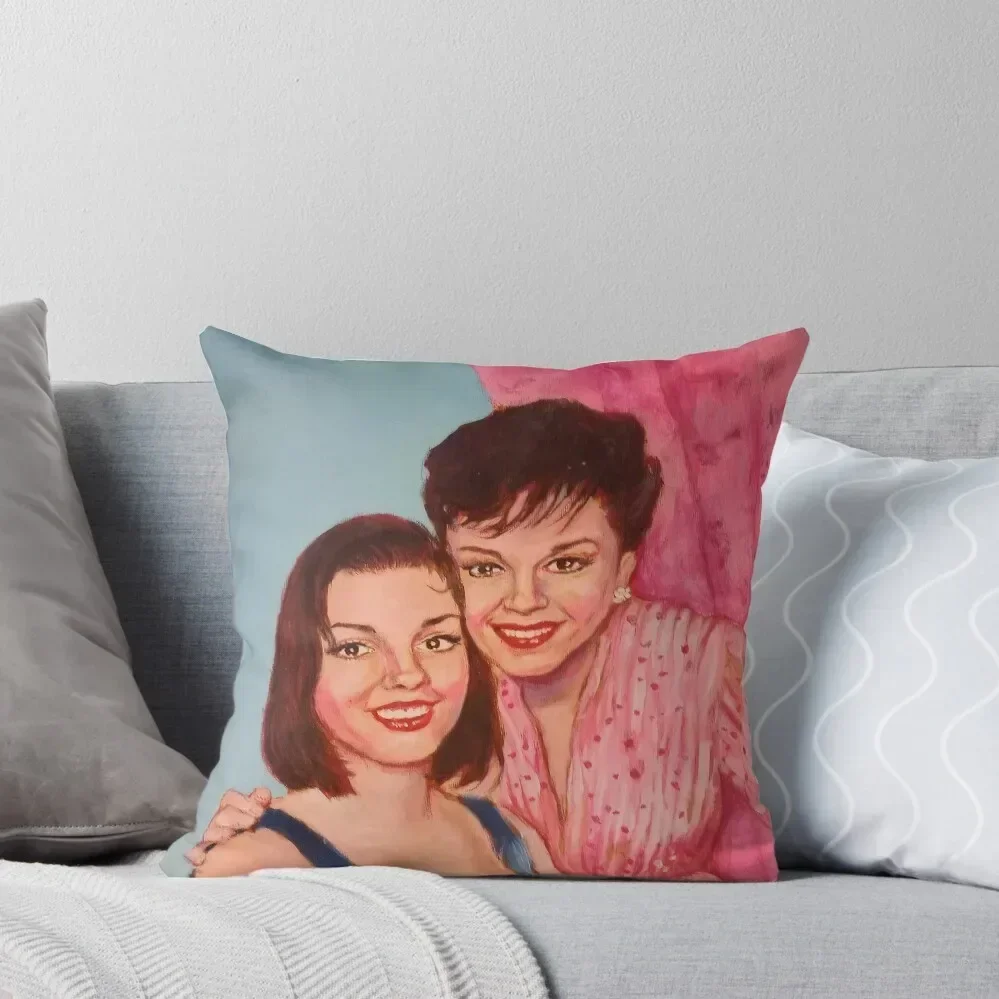 

Judy and Liza Live! Throw Pillow Christmas Pillowcase Luxury Pillow Case Cusions Cover Christmas Pillows pillow