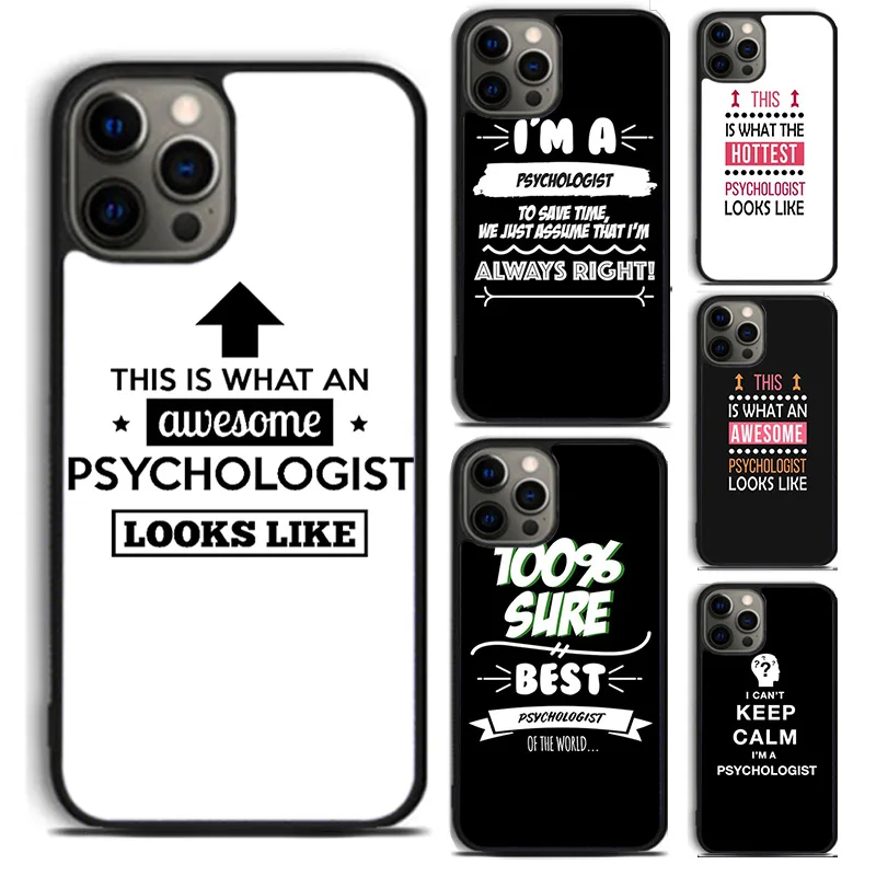 Awesome Psychologist Profession Psychology phone Case Cover For iPhone 16 15 14 Plus XR XS apple 16 11 12 13 mini Pro Max coque