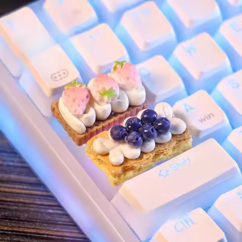 Creative Cute Personality Keycap Peripheral Keycap Custom A Birthday Present Keycap Suitable for Mechanical Keyboard Cross Shaft