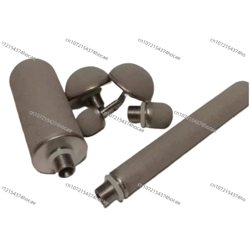 1pcs Titanium Alloy Ozone Diffuser dia30/60mm L30/50100/300mm for Ozone Hydrogen Sewage Treatment Diffuser Aeration Head