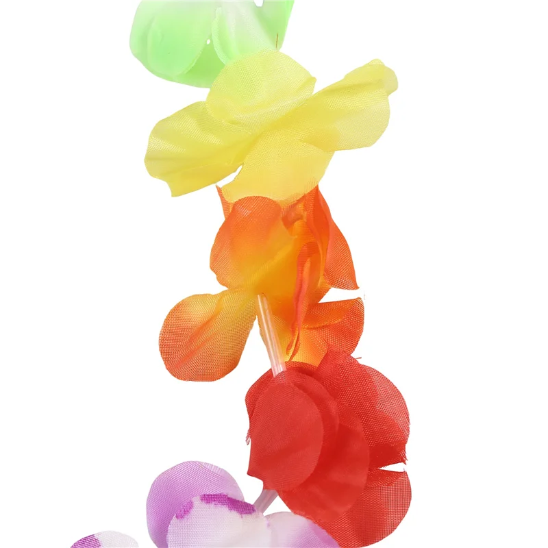 

FX-6 комплект гавайской травяной юбки с цветком хула лея браслет гирлянда нарядное платье костюм