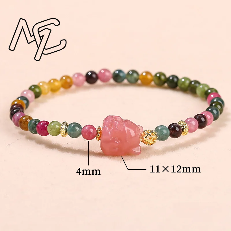 Natuurlijke Jade Negen Tailed Fox Armband Agaat Toermalijn Exquise Sexy Jonge Meisjes Mode Echte Sieraden Best Verkochte Vakantie Cadeau