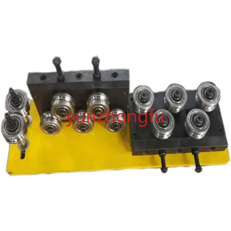 Diameter luar 54., baseplate mesin pelurus kawat baja tahan karat dengan Aksesori mesin pelurus slot V