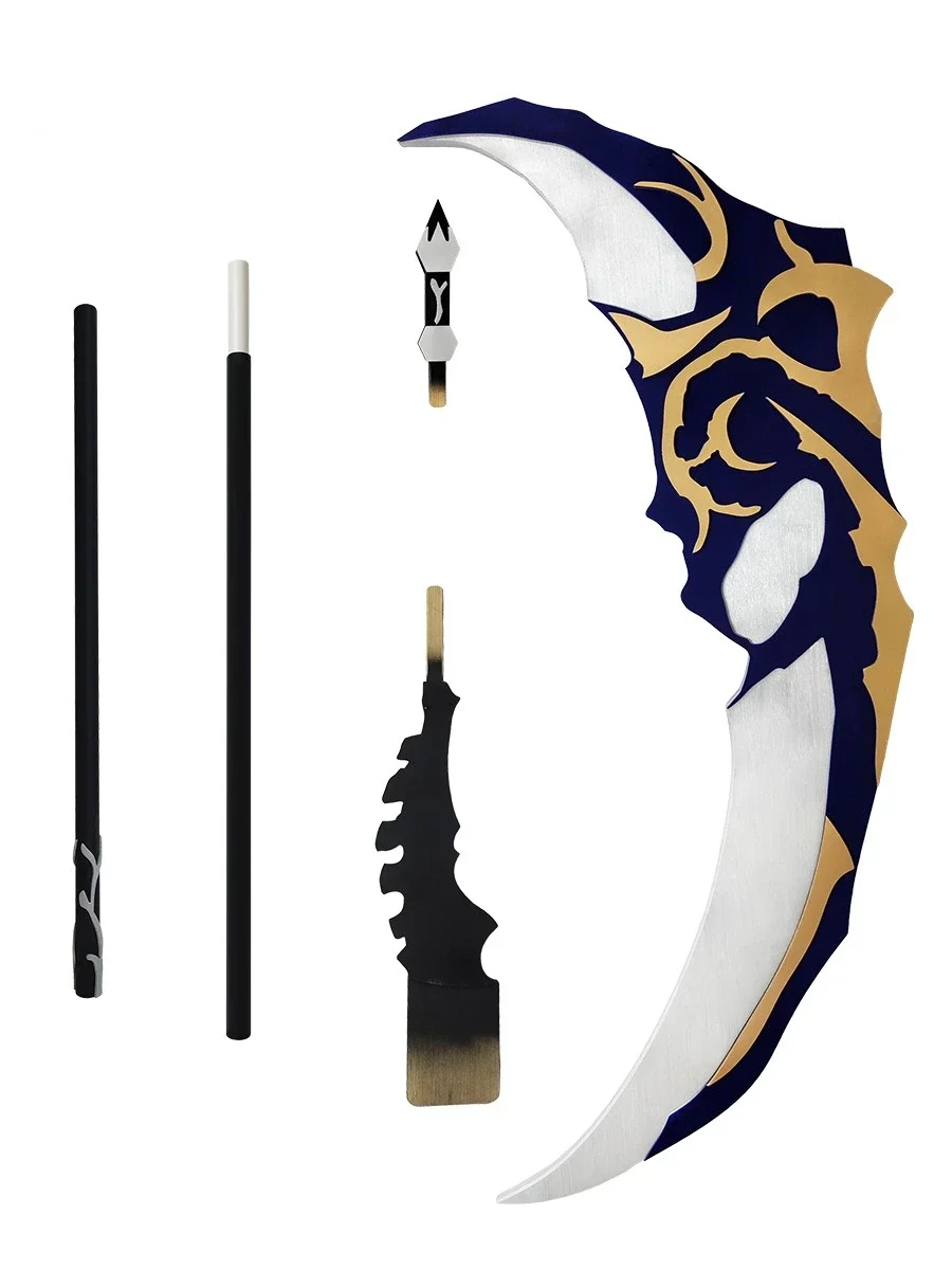 Durandal Roland Sword Library of Ruina Argalia The Blue Reverberation Sickle Cosplay Prop Halloween Christmas Party Accessory
