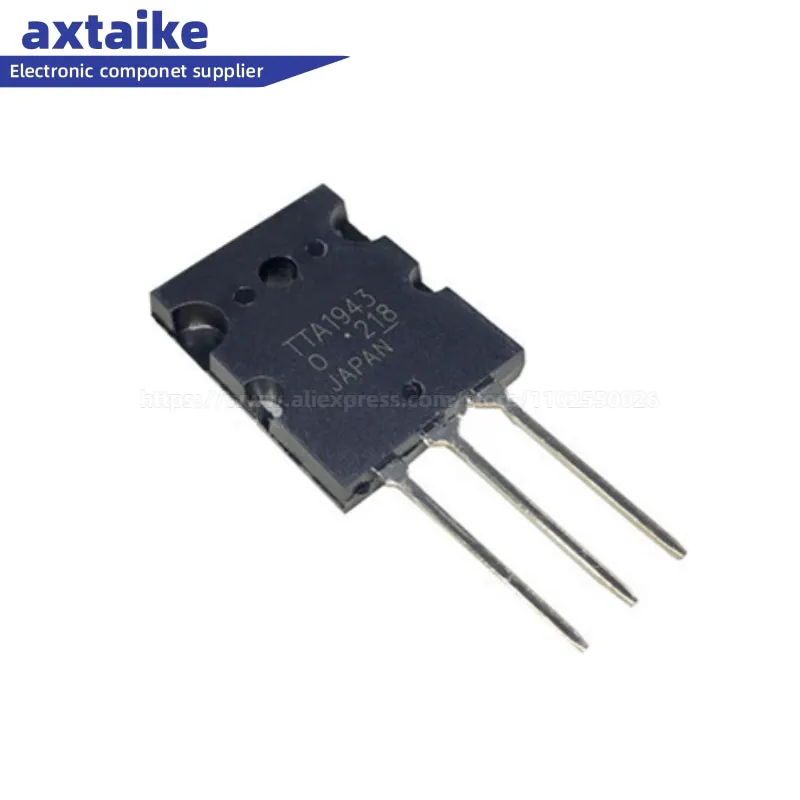 5PCS 2SA1943 2SC5200 TTC5200 TTA1943 NPN PNP 230V 15A TO-3PL Audio Power Triode High-power Power Amplifier Pair Transistors